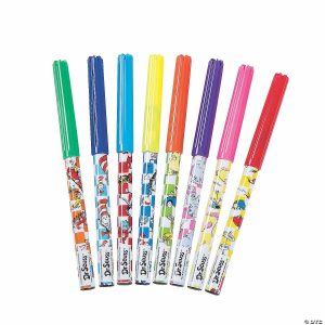 Adult Coloring |  8-Color Dr. Seuss™ Fine Tip Washable Markers – 12 Sets Adult Coloring Adult Coloring