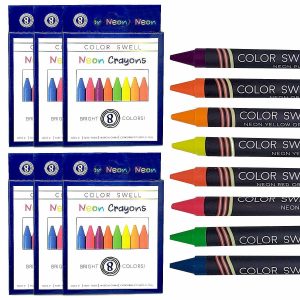 Adult Coloring |  Color Swell Neon Crayons 6 pack Adult Coloring Adult Coloring