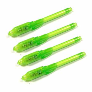 Art Markers & Pens |  Wrapables Invisible Ink Spy Pen, Secret Message Writer (Set Of 4) – Green Art Markers & Pens Art Markers & Pens