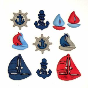 Buttons |  Buttons Galore and More Craft & Sewing Buttons – Come Sail Away – 30 Buttons Buttons Buttons