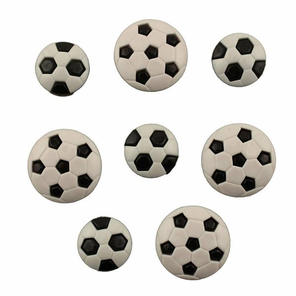 Buttons |  Buttons Galore Craft & Sewing Buttons – Soccer Balls – 24 Buttons Total Buttons Buttons