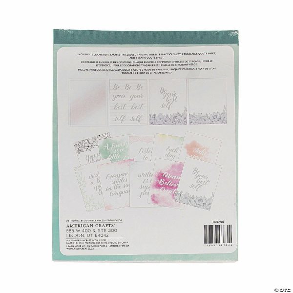 Calligraphy Supplies |  American Crafts™ Kelly Creates Beauty of Lettering Pad Art Supplies Calligraphy Supplies