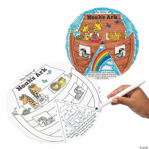 Coloring Crafts |  Color Your Own Noah&’s Ark Story Wheels – 12 Pc. Coloring Crafts Coloring Crafts