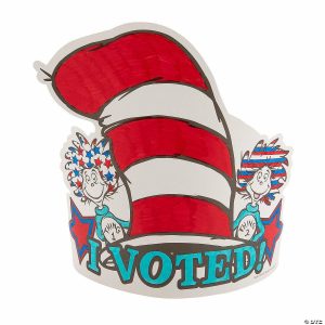 Coloring Crafts |  Dr. Seuss™ Color Your Own I Voted Crowns – 12 Pc. Coloring Crafts Coloring Crafts