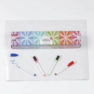 Craft Paint Accessories |  Incraftables Magnetic Whiteboard 16×12 with 4pcs Markers with Eraser. Small Magnetic Dry Erase Board. Flexible White Board Magnetic Planner for Refrigerator. Adult Crafts Craft Paint Accessories