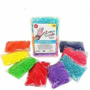 Craft Paint Accessories |  Loom Rubber Bands 4800 pc Refill Kit w 8 Unique Rainbow Colors (600 of Each) & 200 Clips – Works w All Rubber Band Jewelry Looms – DIY Gift for Girls Boys & Bra Adult Crafts Craft Paint Accessories