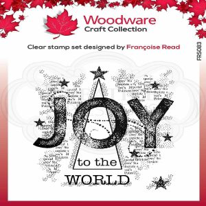 Craft Paint Accessories |  Woodware Craft Collection Joy 4 in x 4 in Stamp Adult Crafts Craft Paint Accessories