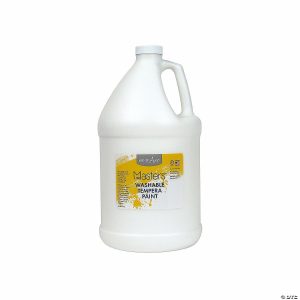 Craft Paint |  Gallon Washable White Tempera Paint White Craft Paint Craft Paint