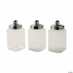 Craft Storage |  Clear Storage Plastic Canisters – 3 Pc. Craft Storage Craft Storage