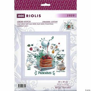 Cross Stitch |  Riolis Cross Stitch Kit Recipe Pancakes Cross Stitch Cross Stitch