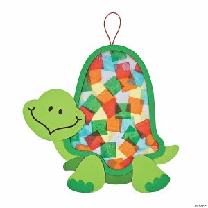 Decoration Crafts |  Colorful Turtle Tissue Paper Craft Kit – Makes 12 Crafts for Kids Decoration Crafts