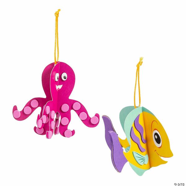 Decoration Crafts |  Sea Life Slotted Windcatcher Craft Kit – Makes 12 Crafts for Kids Decoration Crafts