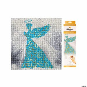 Diamond Dotz |  Diamond Dotz® Holiday Angel Craft Kit – Makes 1 Craft Supplies Diamond Dotz