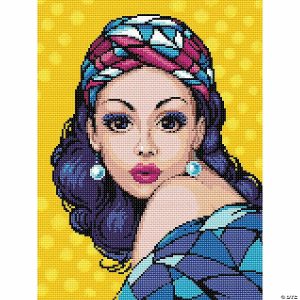 Diamond Dotz |  Riolis Diamond Mosaic Kit 11.75″ x 15.75″ Velvet Look Craft Supplies Diamond Dotz