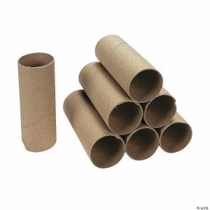 DIY Decoration Crafts |  4 1/2″ x 1 3 4″ Brown Cardboard Craft Rolls – 24 Pc. Adult Crafts DIY Decoration Crafts