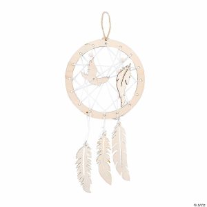 DIY Decoration Crafts |  DIY Unfinished Wood Dream Catcher Craft Kit – Makes 3 Adult Crafts DIY Decoration Crafts