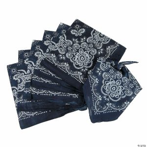 DIY Fabric Crafts |  Classic Navy Bandanas – 12 Pc. Adult Crafts DIY Fabric Crafts