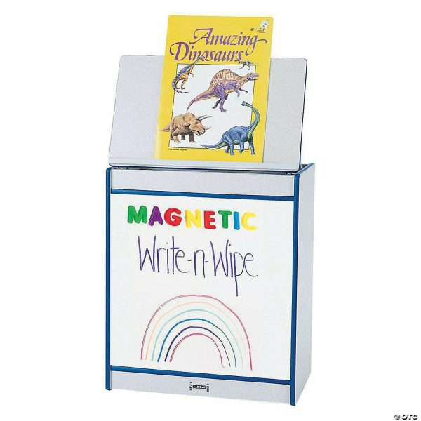 Easels |  Rainbow Accents Big Book Easel – Magnetic Write-N-Wipe – Blue Art Supplies Easels