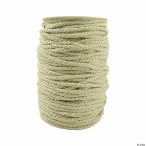 Embellishments |  109 Yd. Macramé 4 Ply Natural Cotton Cording Craft Supplies Embellishments