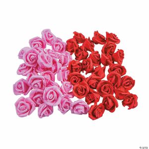 Embellishments |  Foam Valentine Rose Buds – 50 Pc. Craft Supplies Embellishments