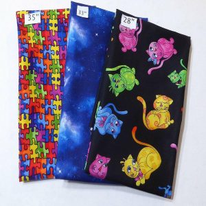 Fabric & Sewing |  Autism Multicolor Cats and Space 2 yrd 24 in Last the Best End of Bolt Adult Crafts Fabric & Sewing