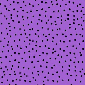 Fabric & Sewing |  Dinky Dots Purple with Black Dots Cotton Fabric by Loralie Designs Adult Crafts Fabric & Sewing