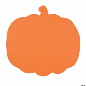 Foam Shapes |  Enormous Pumpkin Shapes – 12 Pc. Craft Supplies Foam Shapes