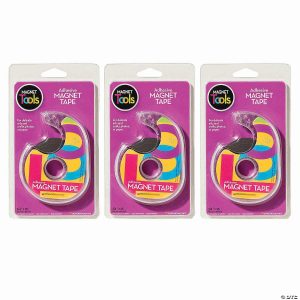 Glue, Tape & Adhesives |  Dowling Magnets Magnet Tape in Dispenser, 3/4″ x 25′, Pack of 3 Craft Supplies Glue, Tape & Adhesives