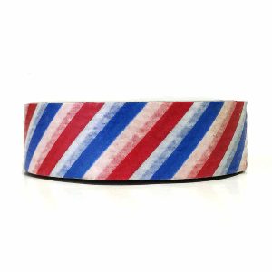 Glue, Tape & Adhesives |  Wrapables Decorative Washi Masking Tape, Patriot Diagonal Stripes Craft Supplies Glue, Tape & Adhesives