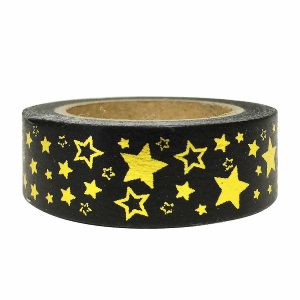 Glue, Tape & Adhesives |  Wrapables Washi Tapes Decorative Masking Tapes, Shiny Starry Night Craft Supplies Glue, Tape & Adhesives