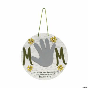 Handprint Crafts |  Religious Mother&’s Day Handprint Sign Craft Kit – Makes 12 Crafts for Kids Handprint Crafts