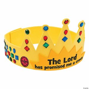 Hat & Mask Crafts |  24″ x 5 1 2″ God Has Promised Me a Crown Craft Kit – Makes 12 Crafts for Kids Hat & Mask Crafts