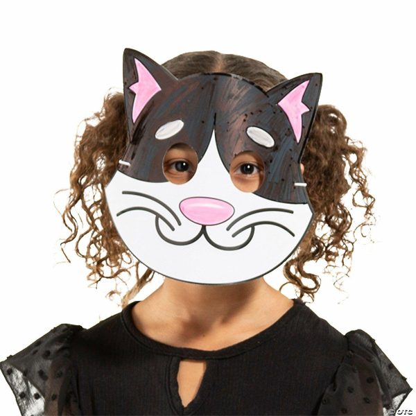 Hat & Mask Crafts |  Color Your Own Cat Masks – 12 Pc. Crafts for Kids Hat & Mask Crafts