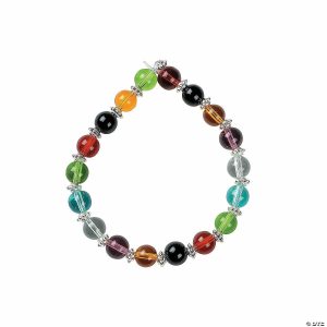 Jewelry Crafts |  Beaded “Colors of Faith” Bracelet Craft Kit – Makes 12 Crafts for Kids Jewelry Crafts