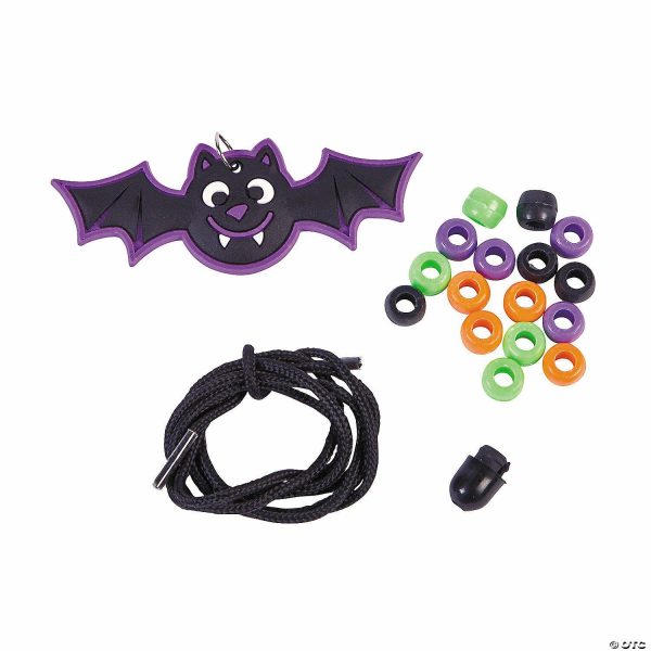 Jewelry Crafts |  Halloween Bat Necklace Craft Kit – Makes 12 Crafts for Kids Jewelry Crafts