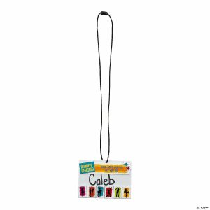 Jewelry Crafts |  Studio VBS Name Tag Necklace Craft Kit – Makes 12 Crafts for Kids Jewelry Crafts