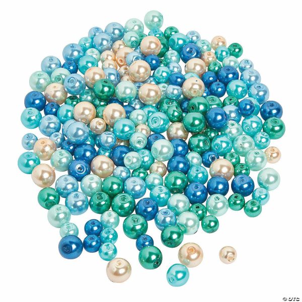 Jewelry Making |  6mm – 8mm Bulk 200 Pc. Ocean Waters Pearl Bead Assortment Craft & Hobby Supplies Jewelry Making