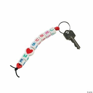 Key Chain Crafts |  “Jesus Loves Me” Keychain Craft Kit – Makes 12 Crafts for Kids Key Chain Crafts