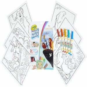 Kids Art Kits |  Crayola Lion King Pages & Markers Color Wonder Pad and Markers, 23 Piece Set, Crafts for Kids Kids Art Kits