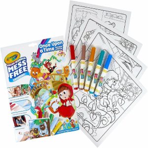 Kids Art Kits |  Crayola™ Fairytales, Mess Free Pages & Markers Color Wonder, 23 Piece Set Crafts for Kids Kids Art Kits