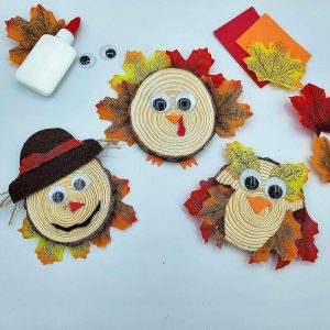 Kids Art Kits |  Ink and Trinket Kids DIY Fall Craft Kit – Makes 3 Crafts for Kids Kids Art Kits