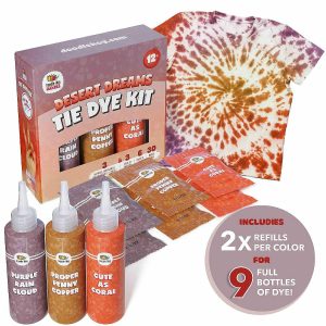 Kids Art Kits |  Tie Dye Kit Orange 6 Refill Packs Crafts for Kids Kids Art Kits