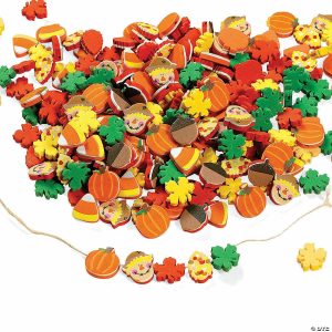 Kids’ Beading Supplies |  Bulk 500 Pc. Harvest Bead Assortment Craft Supplies Kids' Beading Supplies