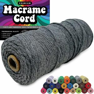 Knitting & Crochet |  Hippie Crafter 100% Cotton Macrame 3mm Cord Knitting & Crochet Knitting & Crochet