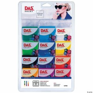 Modeling Clay |  DAS Smart Clay Set, Harmonic Set, Set of 12 (1 oz.) Packs Craft Supplies Modeling Clay