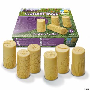 Modeling Clay |  Yellow Door Let’s Roll, Garden Bugs Rollers, Set of 6 Craft Supplies Modeling Clay