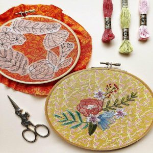 Needlework & Embroidery |  Florals – Peel Stick and Stitch Hand Embroidery Patterns Needlework & Embroidery Needlework & Embroidery