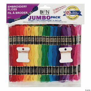 Needlework & Embroidery |  Janlynn Embroidery Floss Jumbo Value Pack, 105 pieces Needlework & Embroidery Needlework & Embroidery