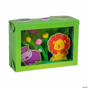 Novelty Crafts |  Jungle in a Box Craft Kit – Makes 12 Crafts for Kids Novelty Crafts