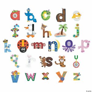 Novelty Crafts |  Lowercase Letters Educational Craft Kits – 312 Pc. Crafts for Kids Novelty Crafts